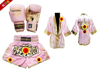 Kanong Customized Boxing Set for Kids (7-13 years old) : Pink